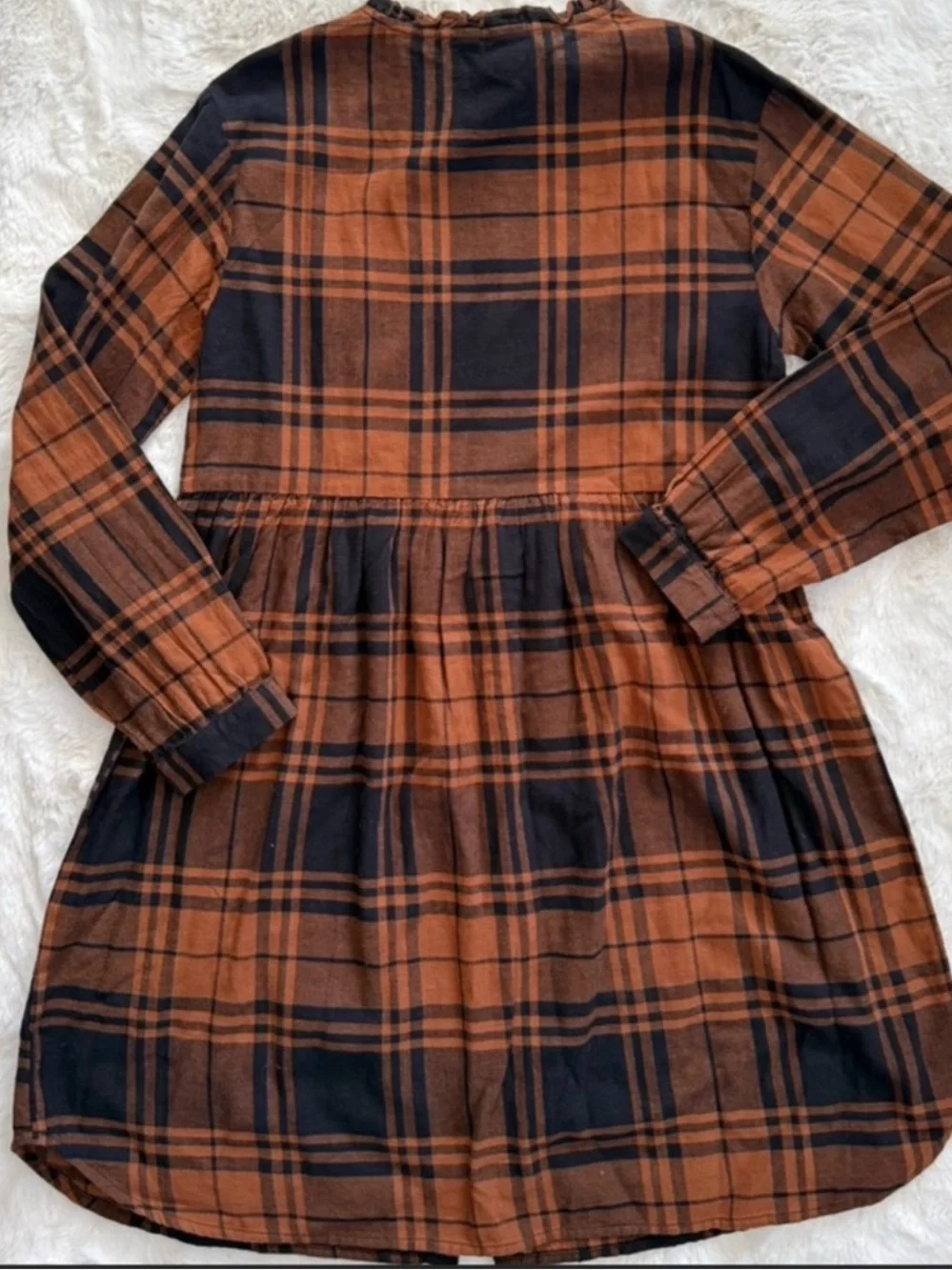 NWT GAP Kids Checkered Flannel Dress